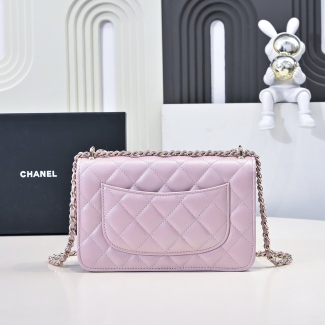 Chanel WALLET ON CHAIN AS4537 pink