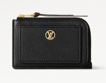 Louis Vuitton NEW Low Key Zipped Card Holder M14550 black