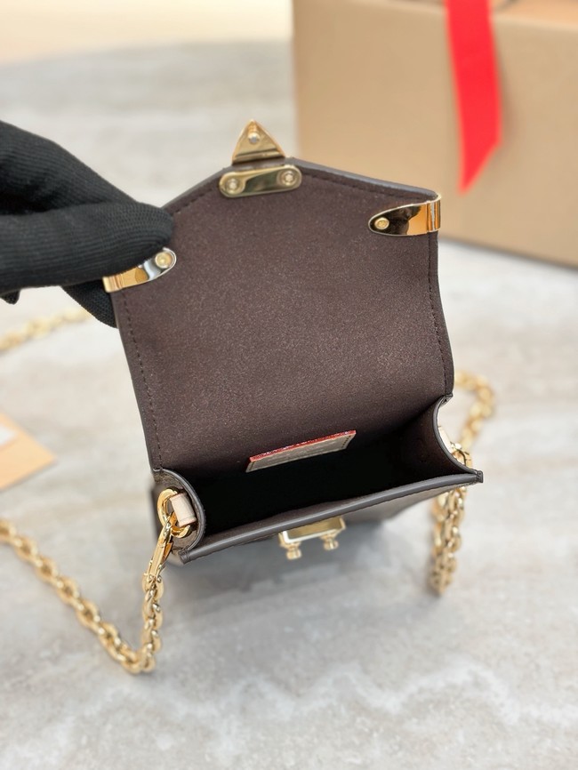 Louis Vuitton Petite Malle Monogram Canvas Bag M13572