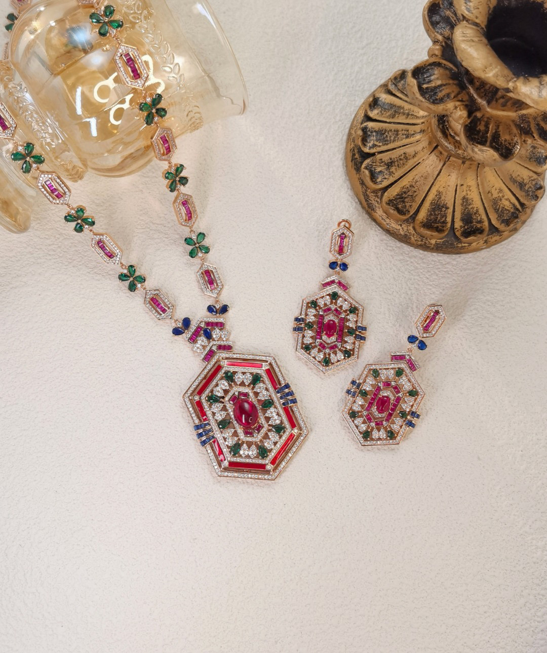 BVLGARI necklace&Earring CE16787