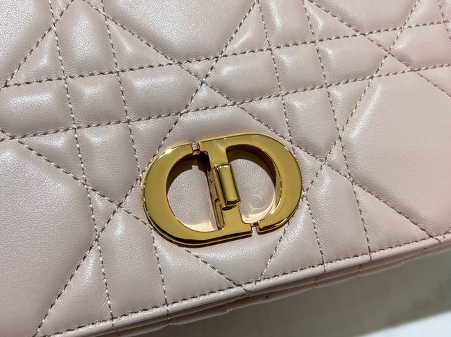 Dior Medium Soft Dior Caro Bag Macrocannage Lambskin M9253UHPA pink