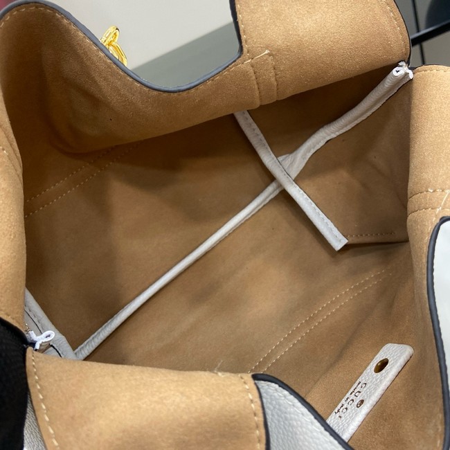 GUCCI SOFTBIT MEDIUM TOP HANDLE BAG 837467 White