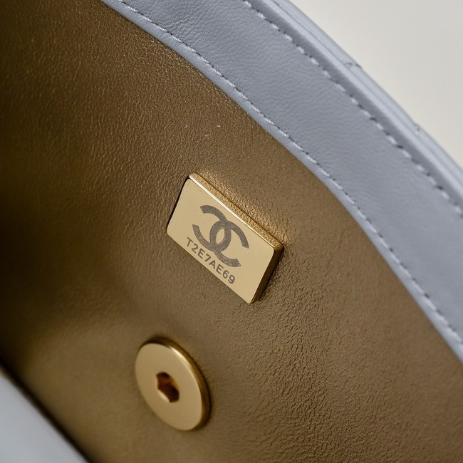 Chanel MINI FLAP BAG AS1786 light gray