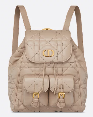 DIOR Medium Dior Caro Backpack M6301UN Desert Taupe
