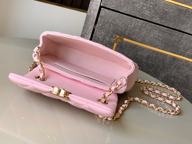 Chanel CLASSIC Original Lambskin 11.12 HANDBAG AS6563 pink