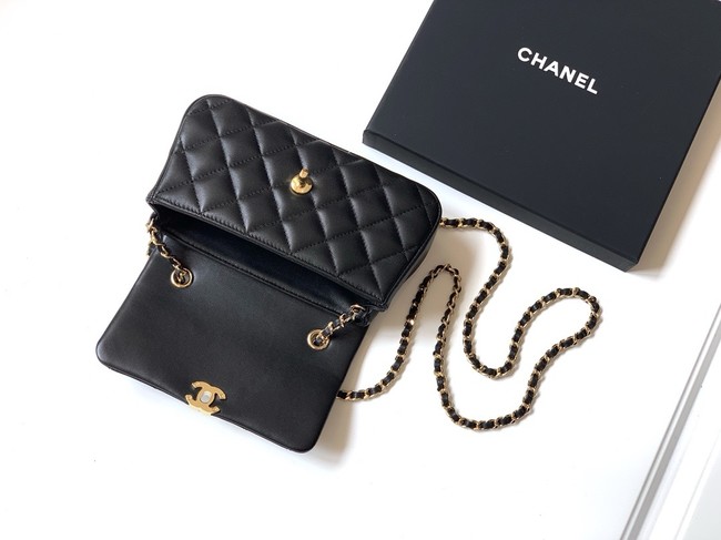 Chanel CLASSIC Original Lambskin 11.12 HANDBAG AS6564 black