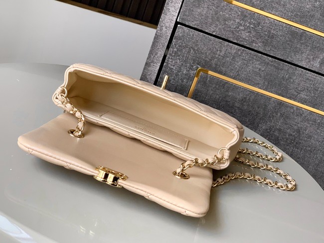 Chanel CLASSIC Original Lambskin 11.12 HANDBAG AS6564 light apricot
