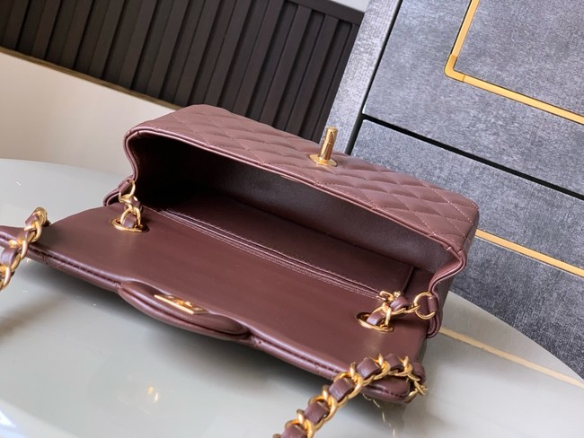 Chanel CLASSIC Original Leather 11.12 HANDBAG 1116 brown