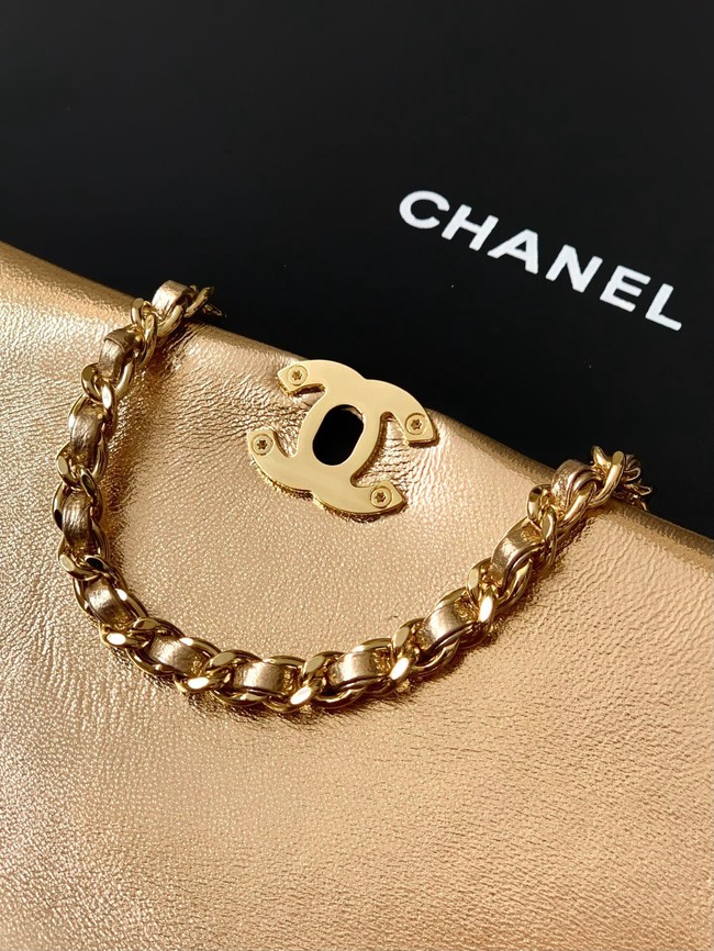 Chanel CLASSIC Original Lambskin 11.12 HANDBAG  AS6565 gold