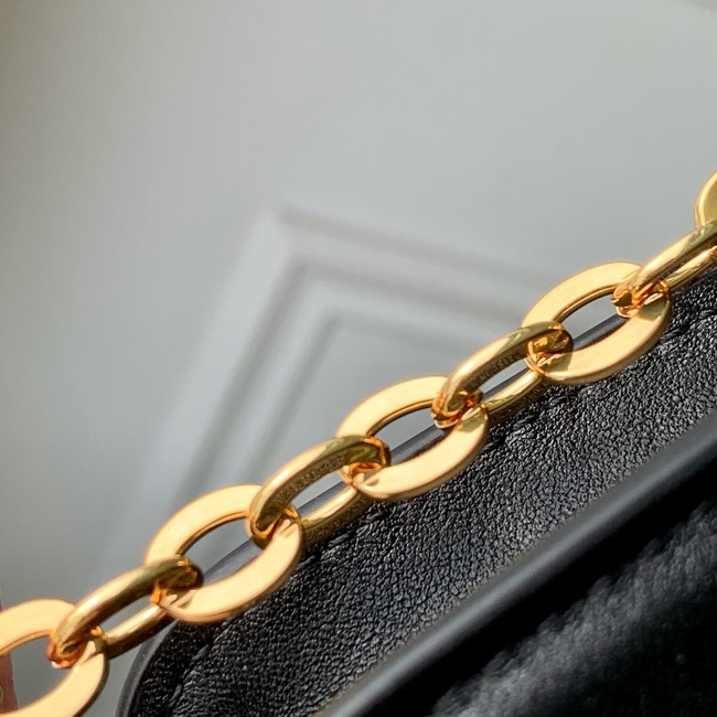 Louis Vuitton NEW Wallet On Chain LV Bloom M14581 black