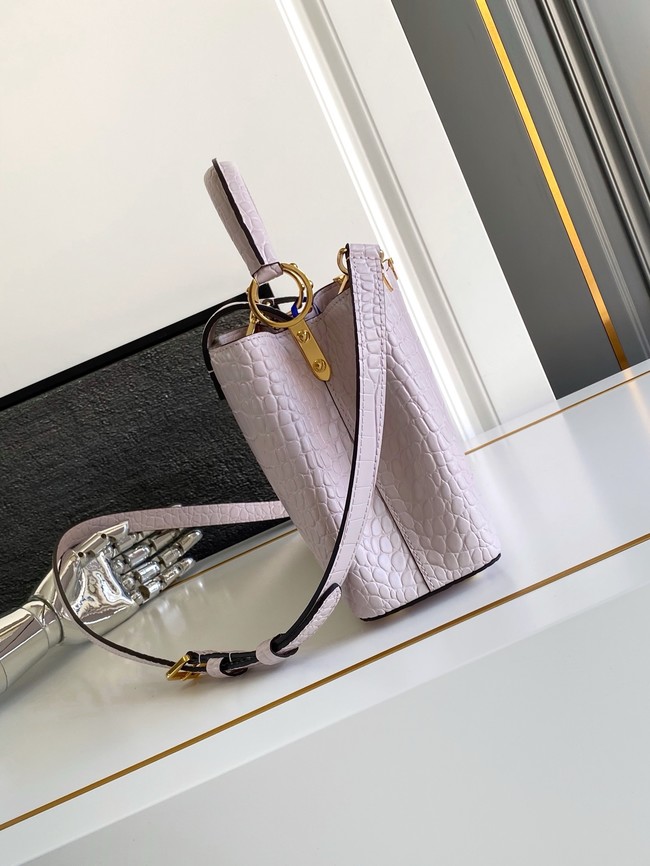 Louis Vuitton Capucines Crocodile pattern BB M86154 PINK