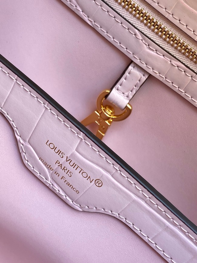 Louis Vuitton Capucines Crocodile pattern BB M86154 PINK