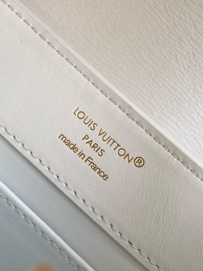 Louis Vuitton Capucines Mini Crocodile pattern M86153 white