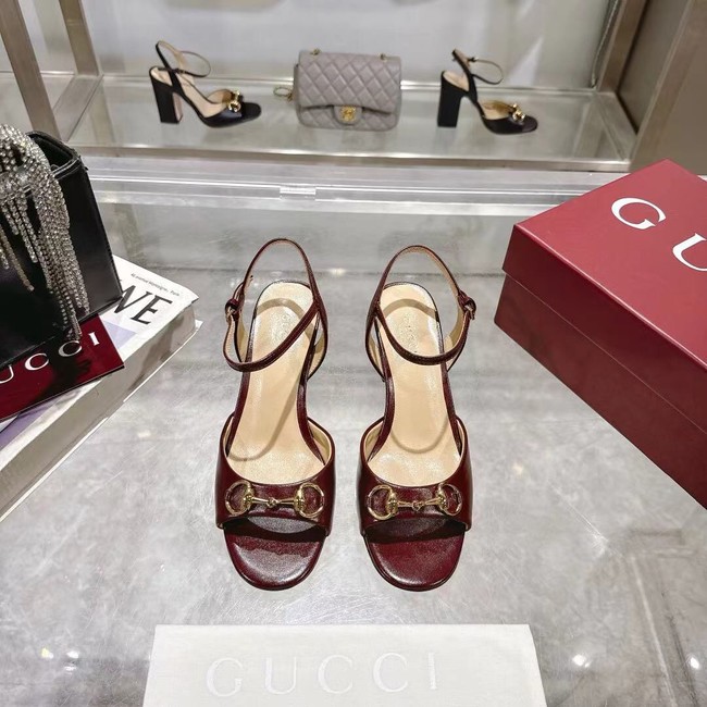 Gucci WOMENS HORSEBIT SANDAL 44938-3