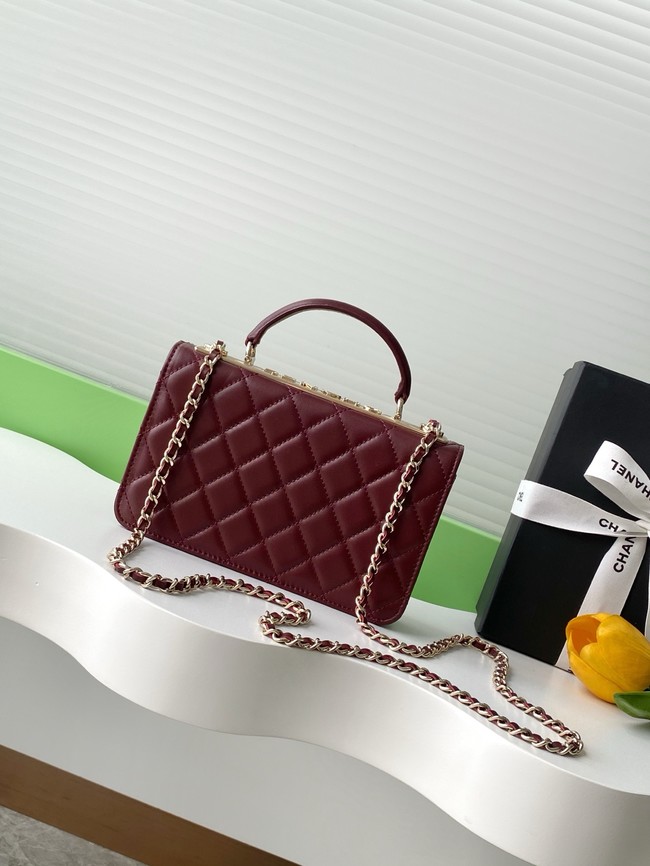 CHANEL Wallet On Chain AP4323 burgundy