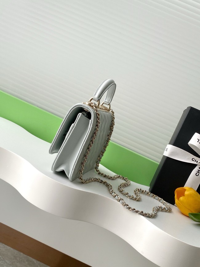 CHANEL Wallet On Chain AP4323 light gray