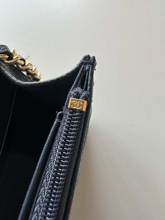 Chanel Classic Wallet On Chain Grained Calfskin AP4241-7