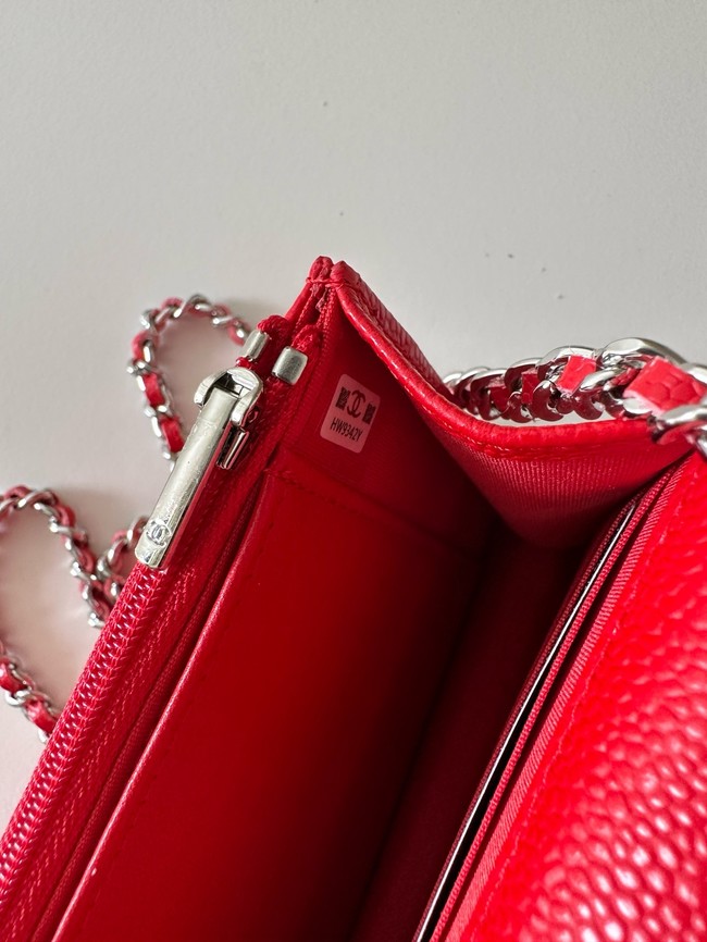 Chanel Classic Wallet On Chain Grained Calfskin AP4241-10