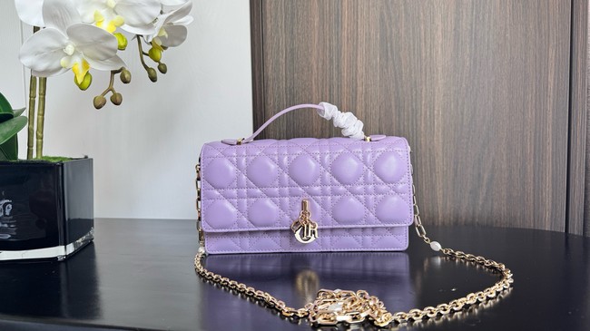 My Dior Mini Bag Cannage Lambskin S0980ONMJ Purple