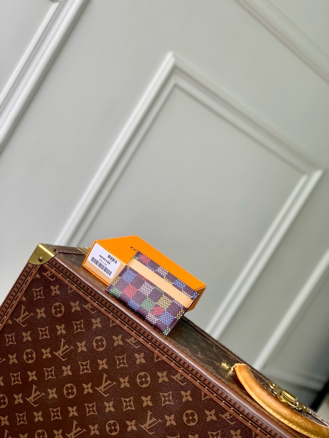 Louis Vuitton Double Card Holder N00189 Multicolor