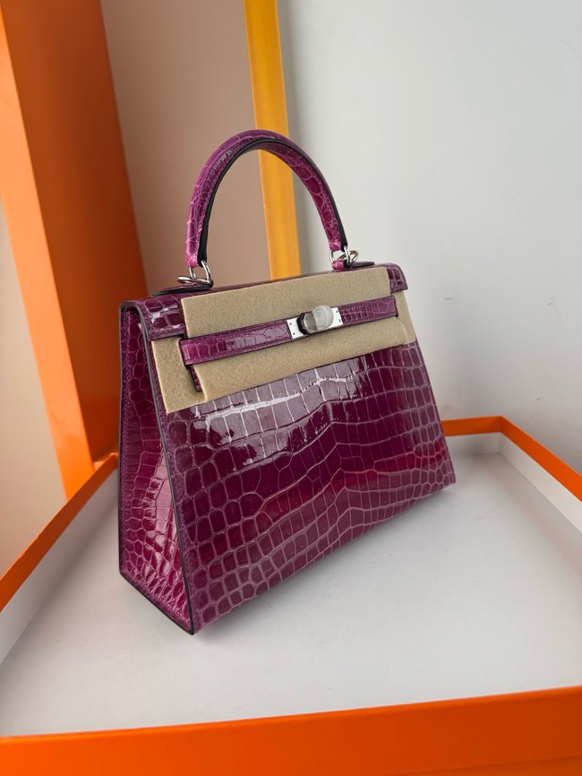 Hermes Kelly Shoulder Bags Nile crocodile leather KL3598-1