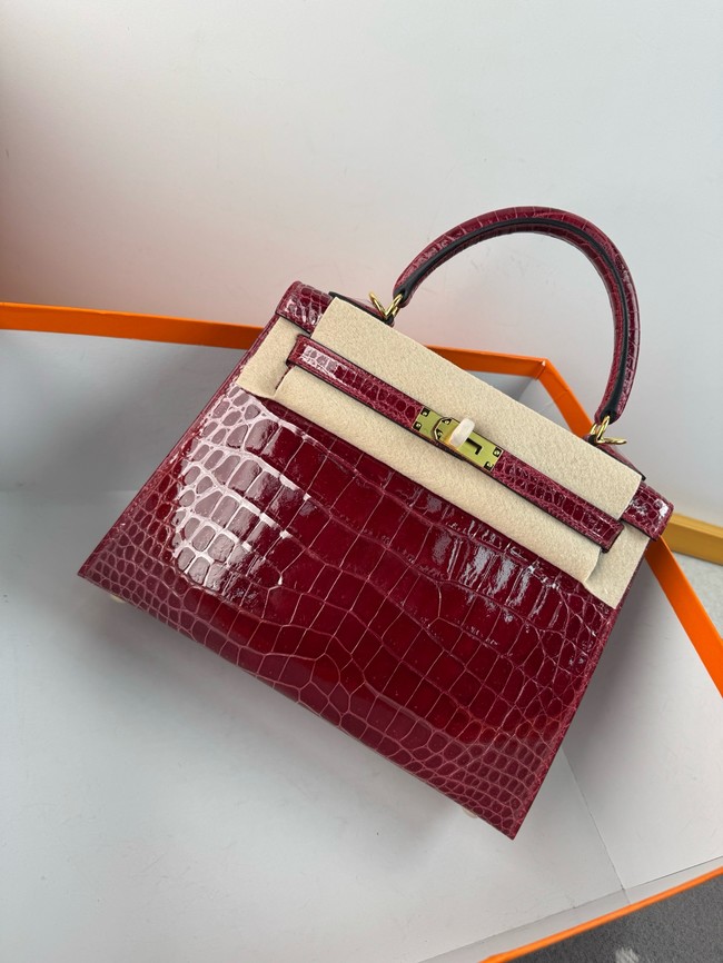 Hermes Kelly Shoulder Bags Nile crocodile leather KL3598-14