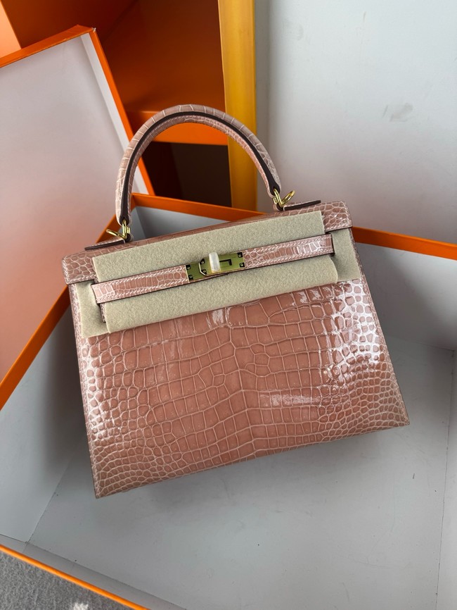 Hermes Kelly Shoulder Bags Nile crocodile leather KL3598-2