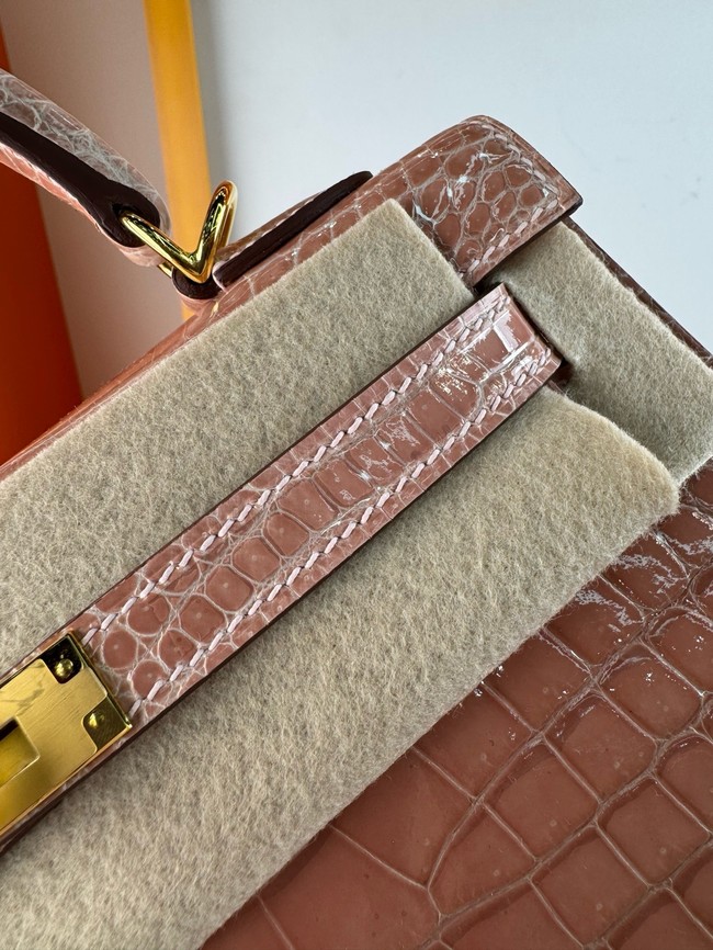 Hermes Kelly Shoulder Bags Nile crocodile leather KL3598-2