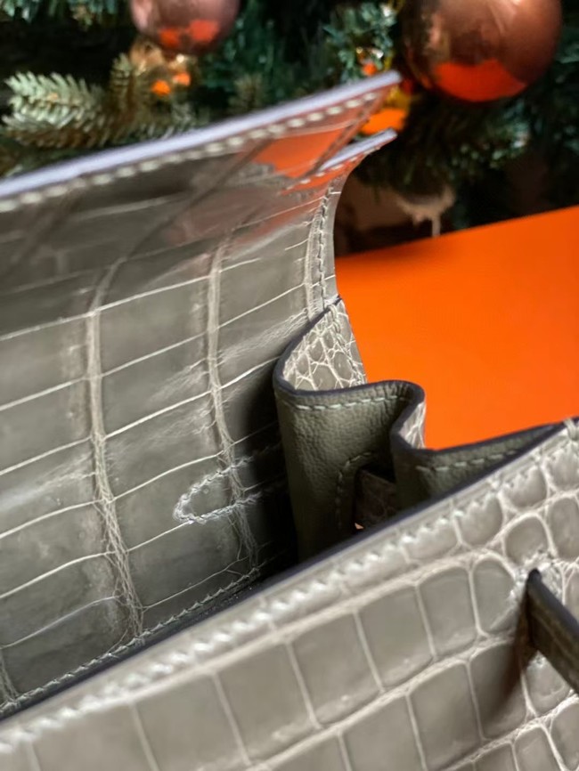 Hermes Kelly Shoulder Bags Nile crocodile leather KL3598-20