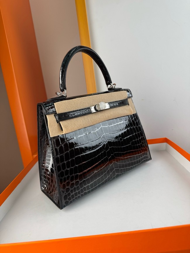 Hermes Kelly Shoulder Bags Nile crocodile leather KL3598-3