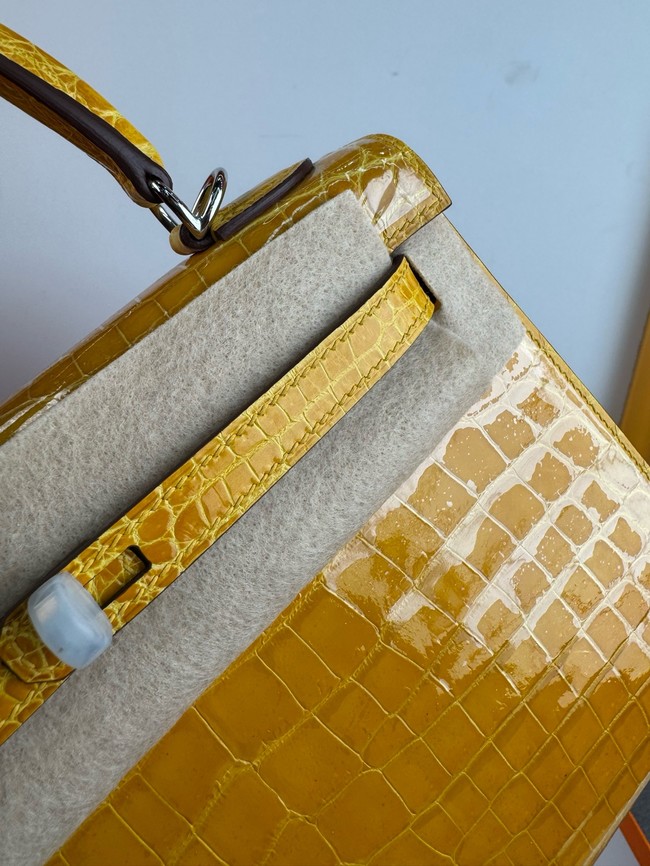 Hermes Kelly Shoulder Bags Nile crocodile leather KL3598-5