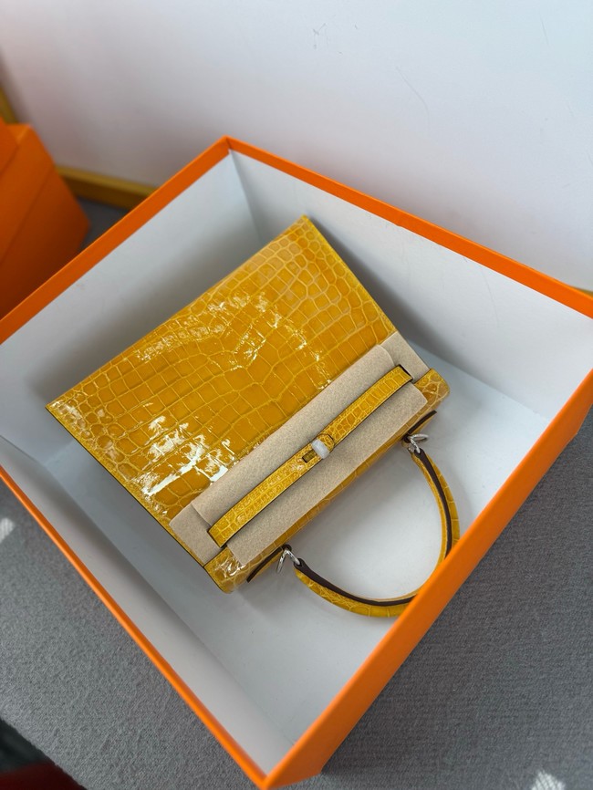 Hermes Kelly Shoulder Bags Nile crocodile leather KL3598-5