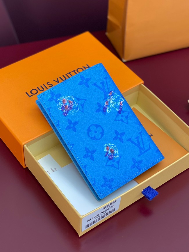 Louis Vuitton Passport Cover M14877 Blue lagoon
