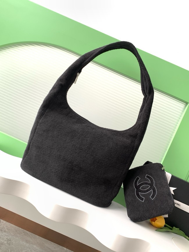 CHANEL Shopping Bag  A7566 Black