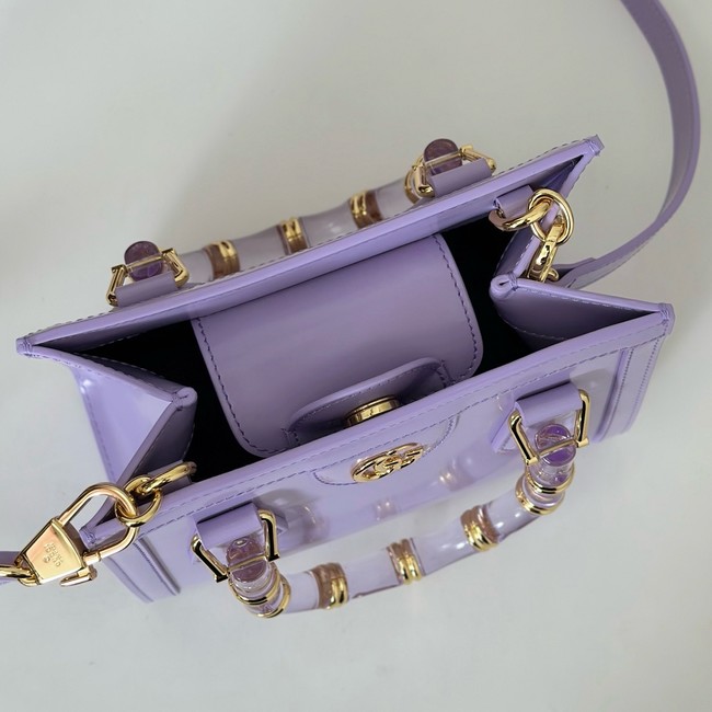 GUCCI BAMBOO DIVA SMALL BAG 832938 lilac