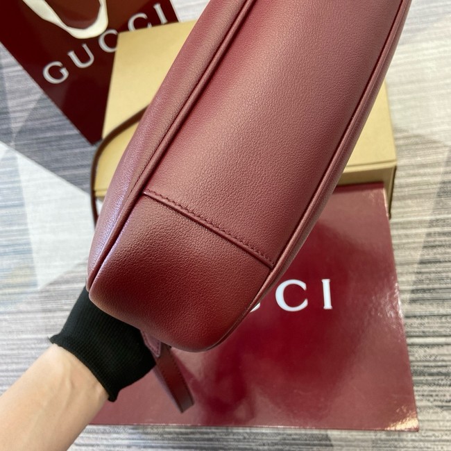 GUCCI GG MARMONT SMALL SHOULDER BAG 799863 burgundy