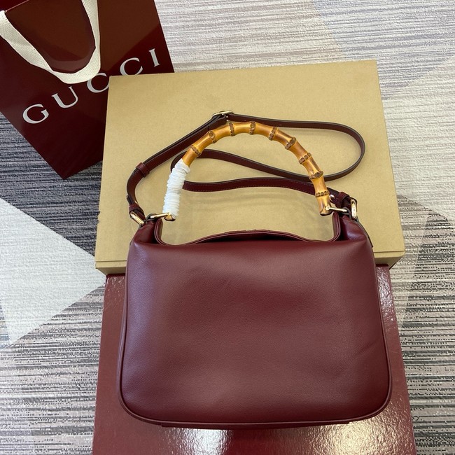 GUCCI GG MARMONT SMALL SHOULDER BAG 799863 burgundy