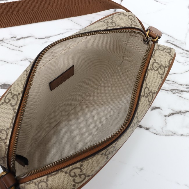 GUCCI GG CANVAS SMALL CROSSBODY BAG 821216 brown