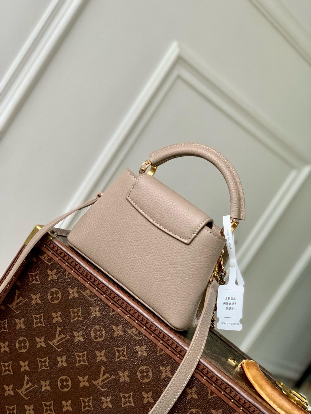 Louis Vuitton Capucines Mini M12938 Galet Gray 