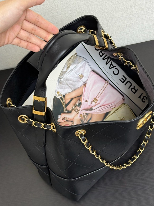 CHANEL Shopping Bag AS5657  Black