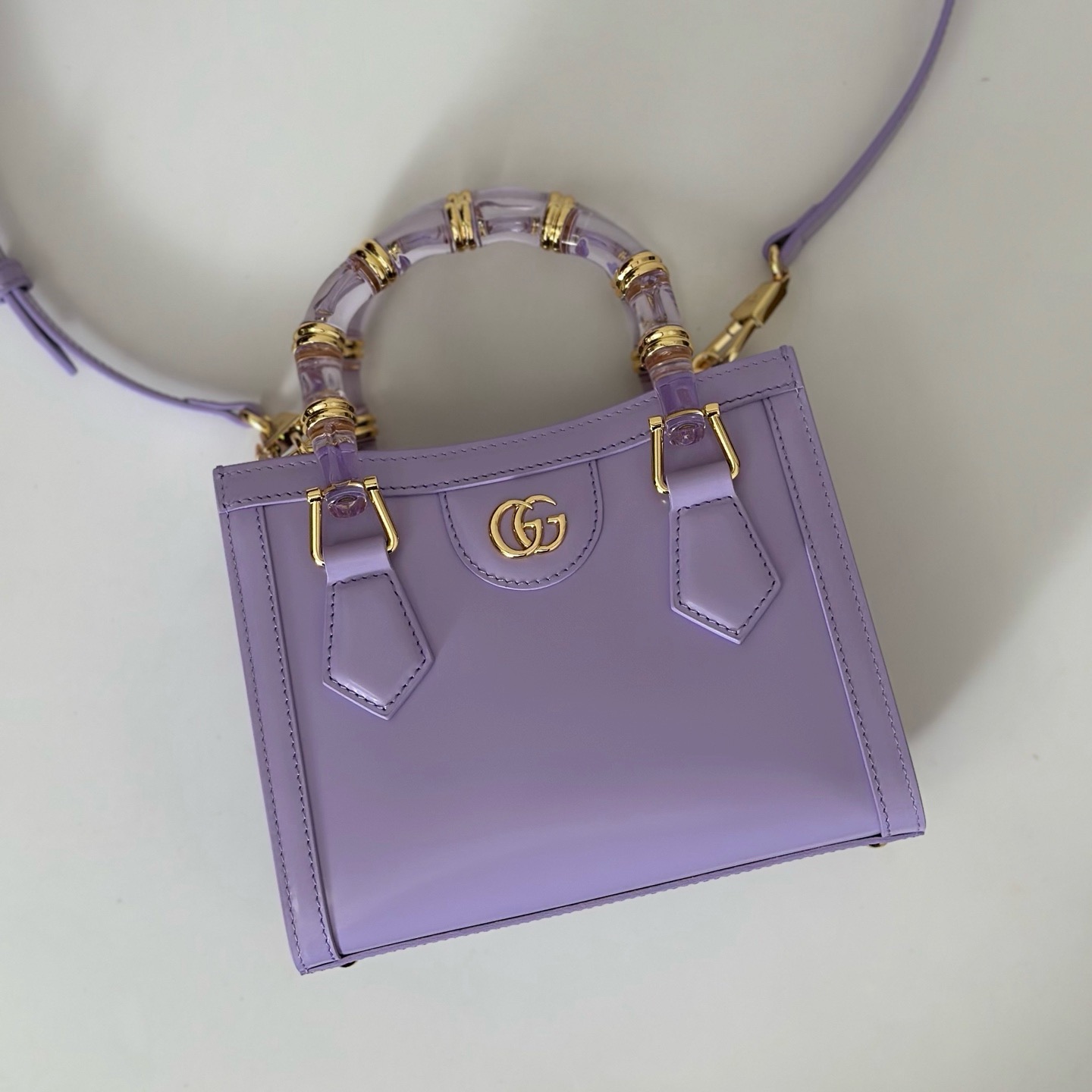 Gucci Diana small tote bag 832936 Lavender