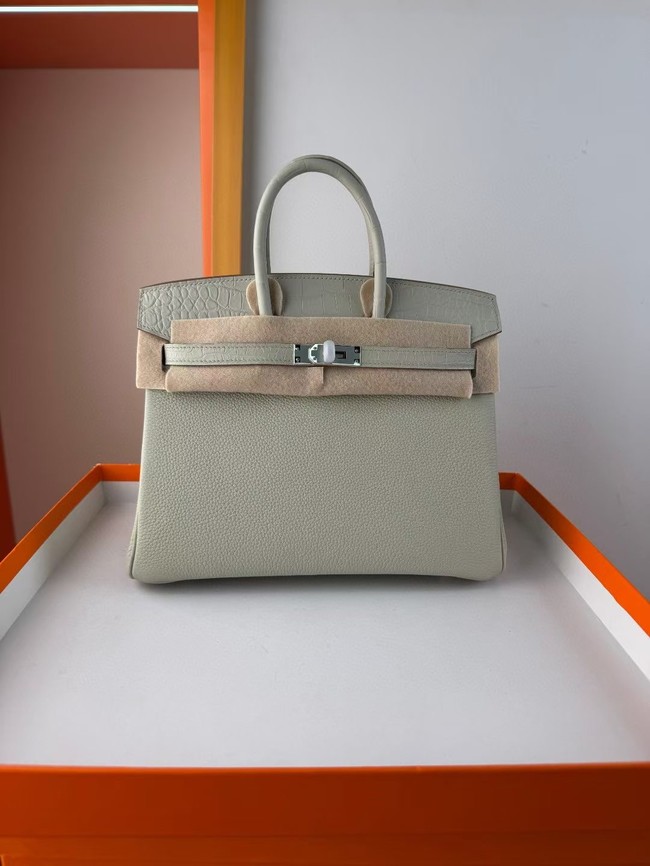 Hermes Birkin Bag Leather Nile crocodile&togo HBK2530-12
