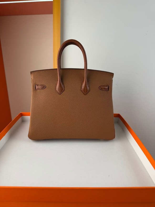 Hermes Birkin Bag Leather Nile crocodile&togo HBK2530-15