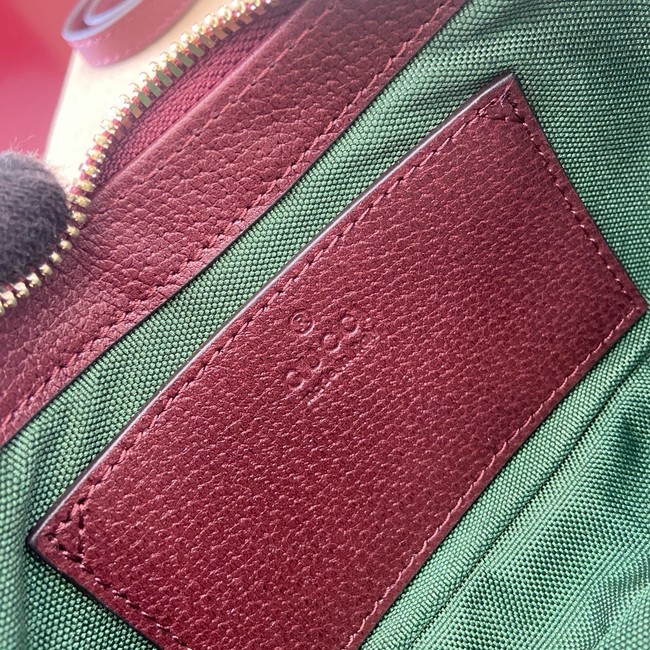 GUCCI Ophidia mini shoulder bag 838465 Rosso Ancora red