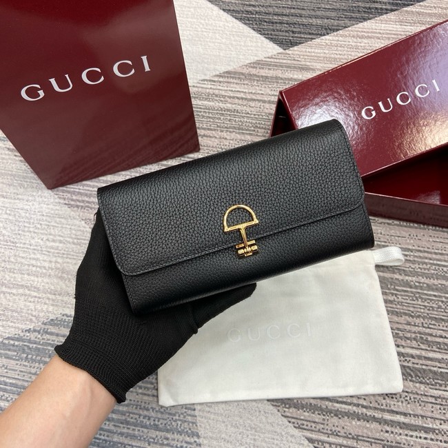 Gucci Softbit continental wallet 828147 black