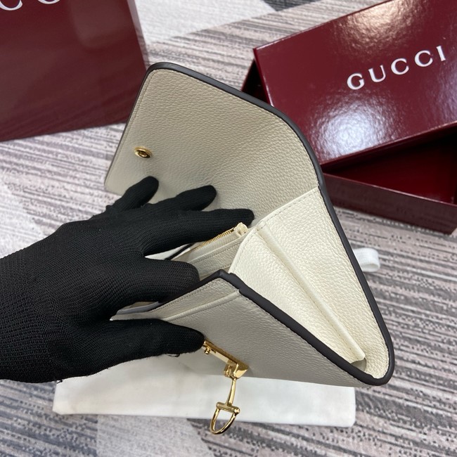 Gucci Softbit continental wallet 828147 white