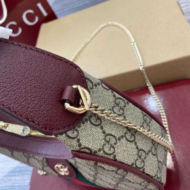 Gucci Ophidia small shoulder bag 838463 Rosso Ancora red