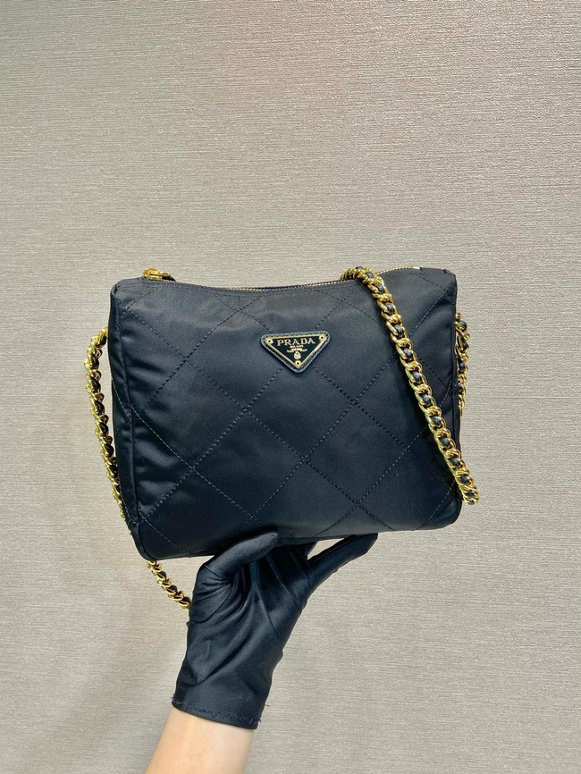 Prada Re-Edition nylon shoulder bag 1BD646 black