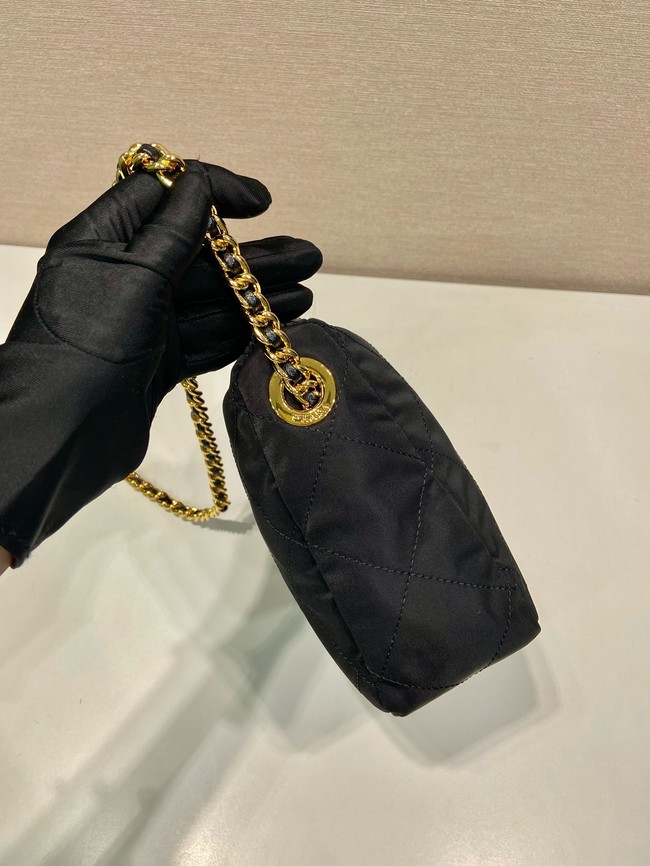 Prada Re-Edition nylon shoulder bag 1BD646 black