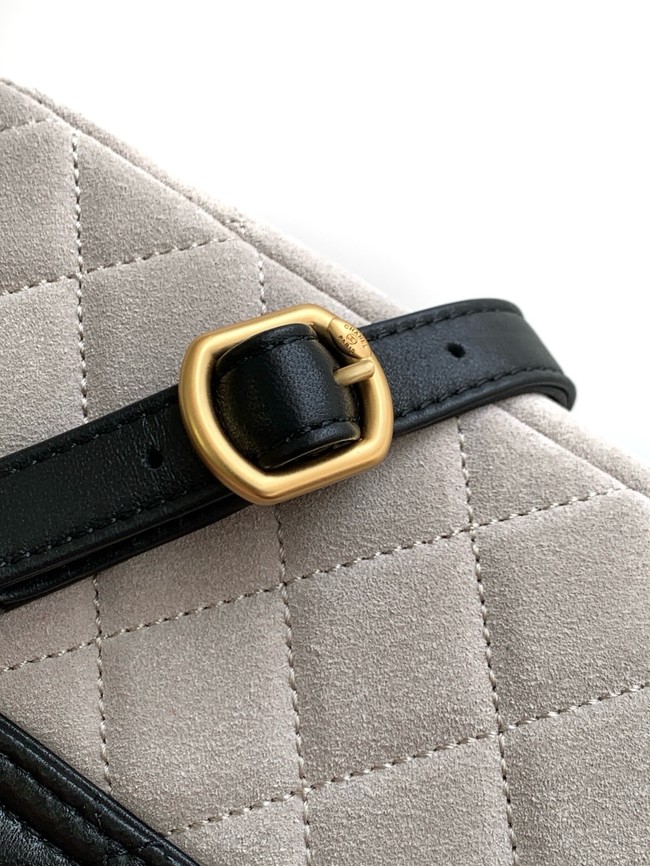 Chanel MINI FLAP BAG AS4677 GRAY